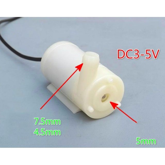 Máy bơm mini chìm siêu nhỏ 3-5V