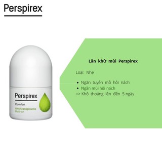 Lăn Khử Mùi Perspirex Cao Cấp (5ml/20ml)