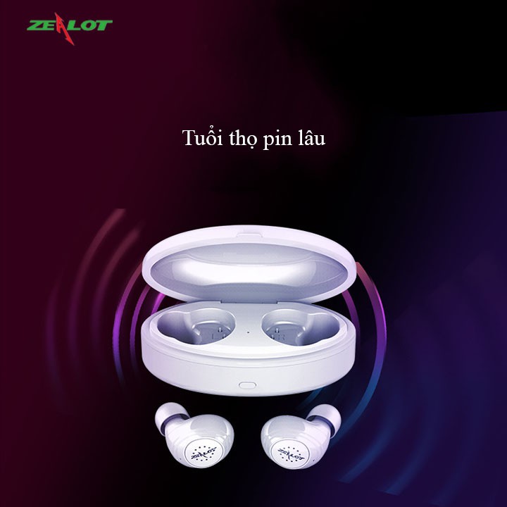 Tai Nghe Bluetooth Không Dây Zealot H19 - Tai Nghe Chính Hãng - Bảo Hàng 12 Tháng