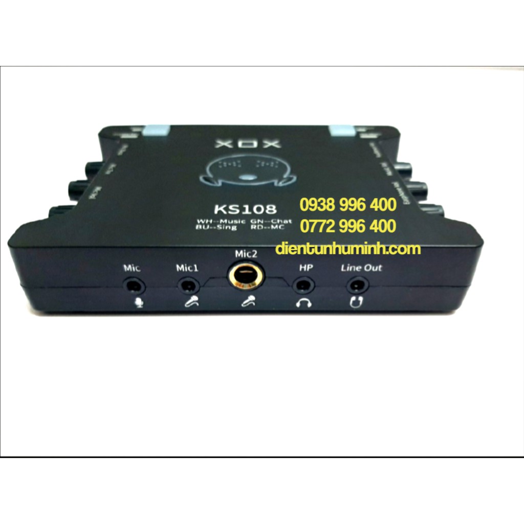 Sound Card XOX Ks108 ( iC mới sửa lỗi âm thanh)