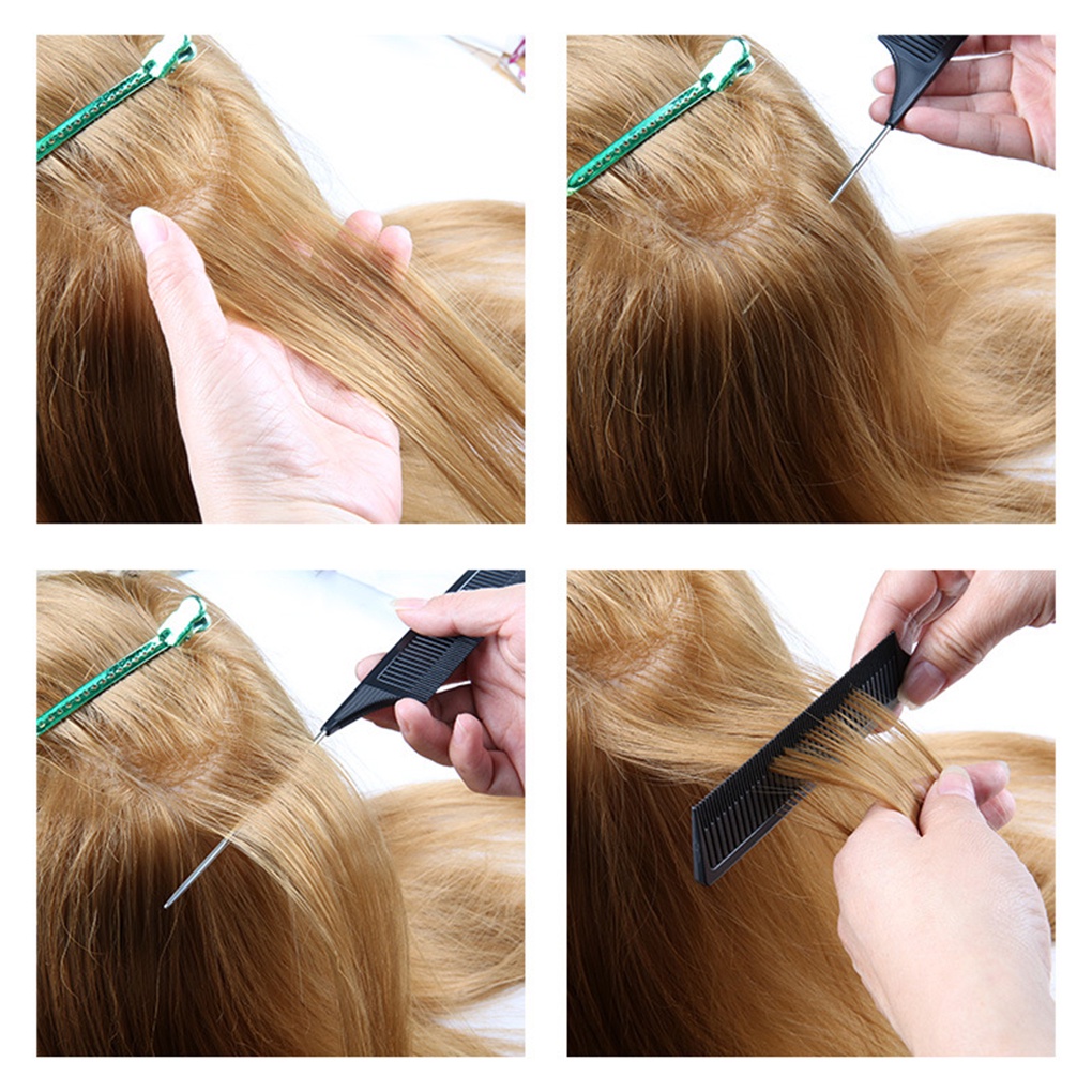 Lược đuôi nhọn chia tóc dùng để nhuộm highlight tạo kiểu DIY tại nhà/ salon