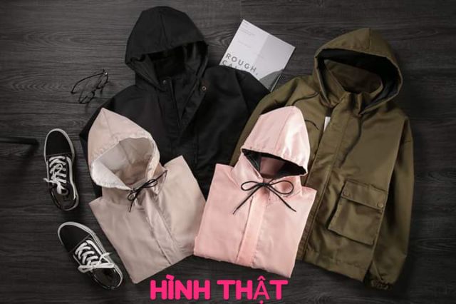 Áo khoác kaki phom rộng túi hộp, HÌNH THẬT TREO TƯỜNG VÀ TRẢI SÀN - KA30 - MUA NGAY