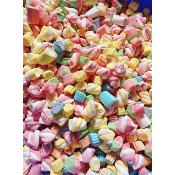 Kẹo Bông Marshmallow_Kẹo Bông Mềm Hũ 250gr