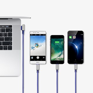 Cáp sạc 3 đầu (Lightning, Micro Usb, Type C ) Hoco U17