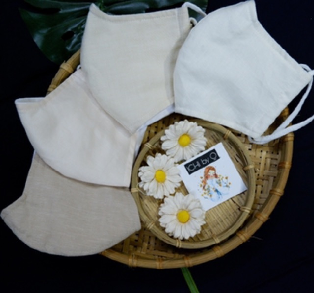 Khẩu trang linen 3 lớp