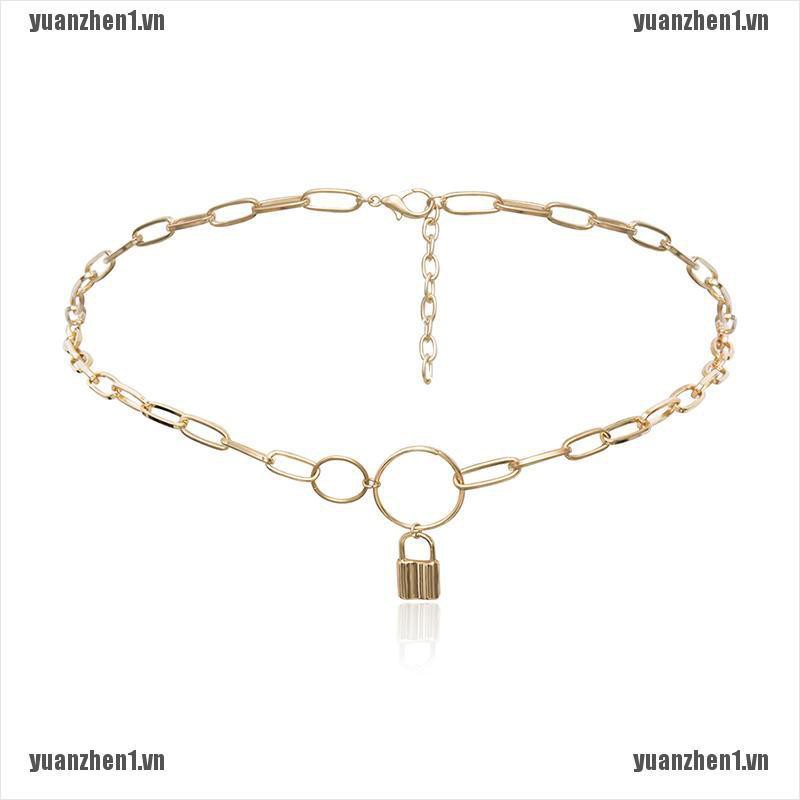 [YUANZHEN1] Thắt Lưng Xích Khóa Kim Loại Goth Phong Cách Punk Cho Nữ