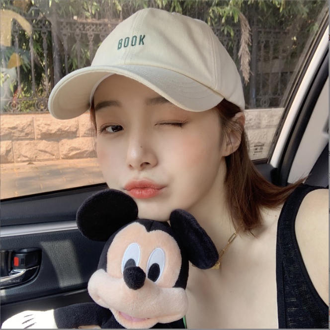 Mũ lưỡi trai ❤️ Nón kết thêu hình chữ Book chất kaki cao cấp form unisex nam nữ