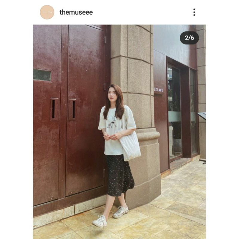Chân váy chấm bi themuseee