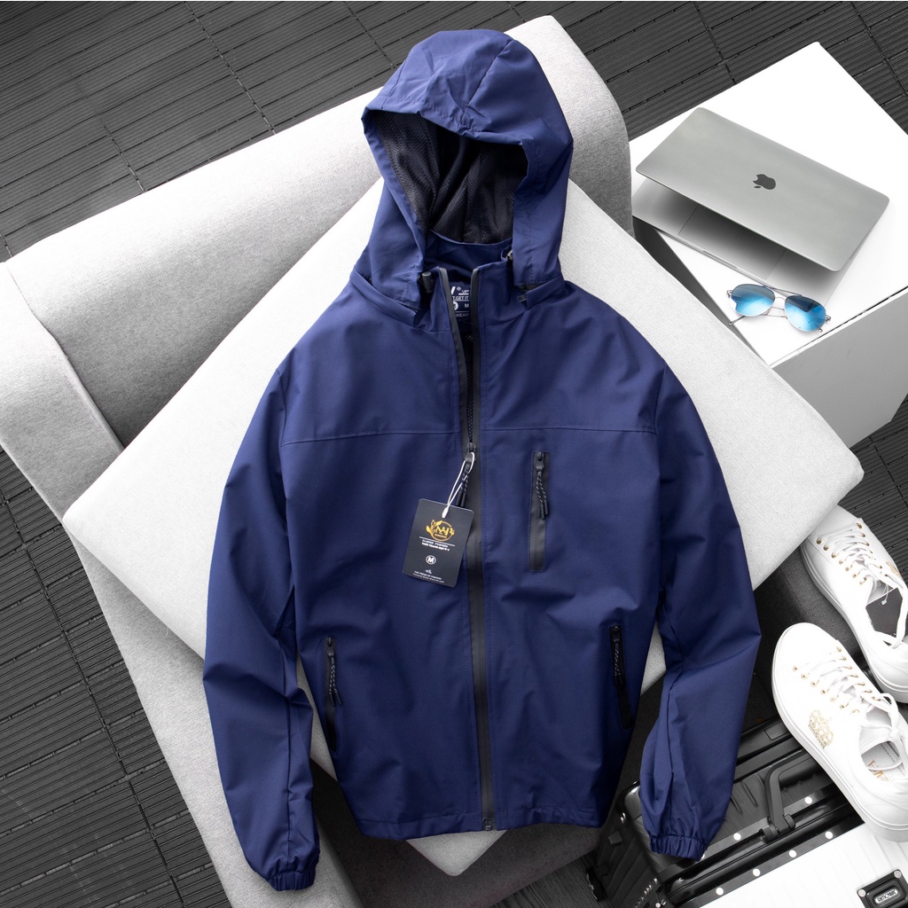 Áo khoác nam áo gió vải dù cao cấp 2 lớp chống nước khoác phong cách Hàn Quốc CAROLLSTOR A01