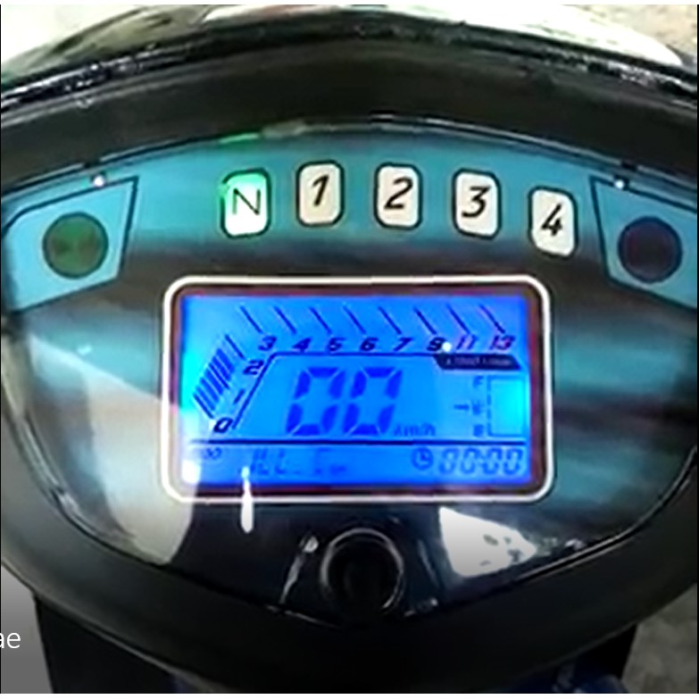 Đồng Hồ Điện Tử LCD Cho Sirius mặt xanh