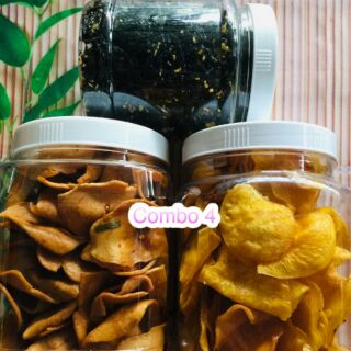 Combo 3 hủ rong biển+tai heo+khoai lang sấy giòn