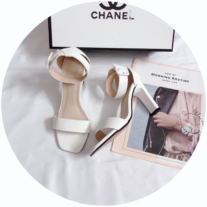 Sandal quai bản da mềm quai hậu khoá dán 7p giaynu99