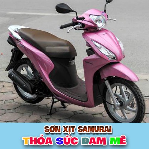 Combo sơn vỏ xe màu hồng phấn H179