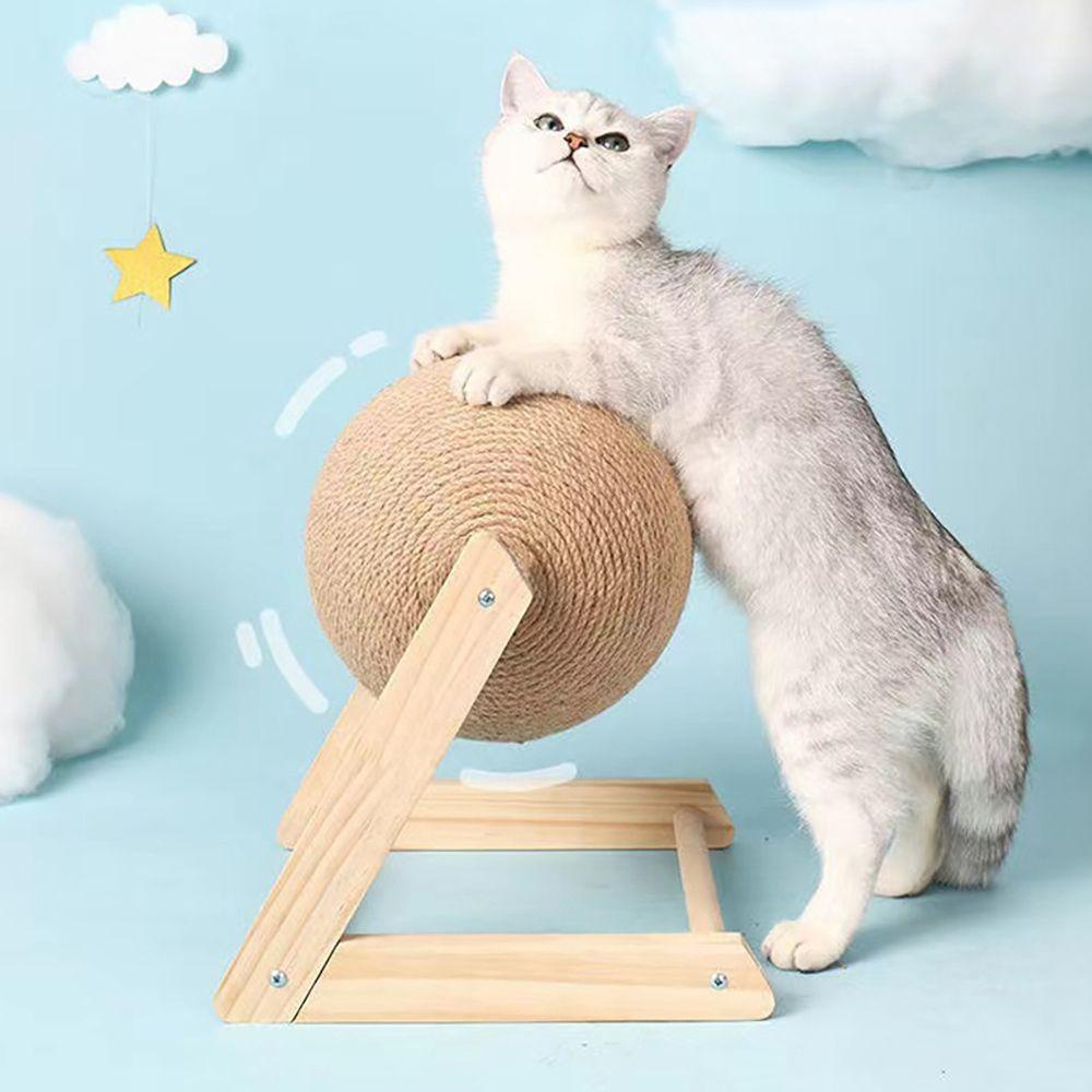 Bóng Gỗ Cào Móng Đồ Chơi Cho Mèo Cưng
