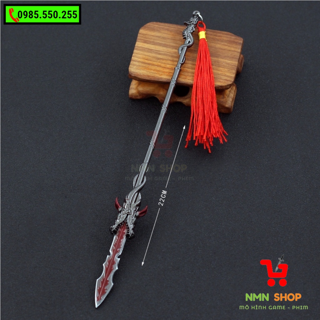 Mô hình phim Tuyết Ưng Lĩnh Chủ - Hắc long thương 22cm