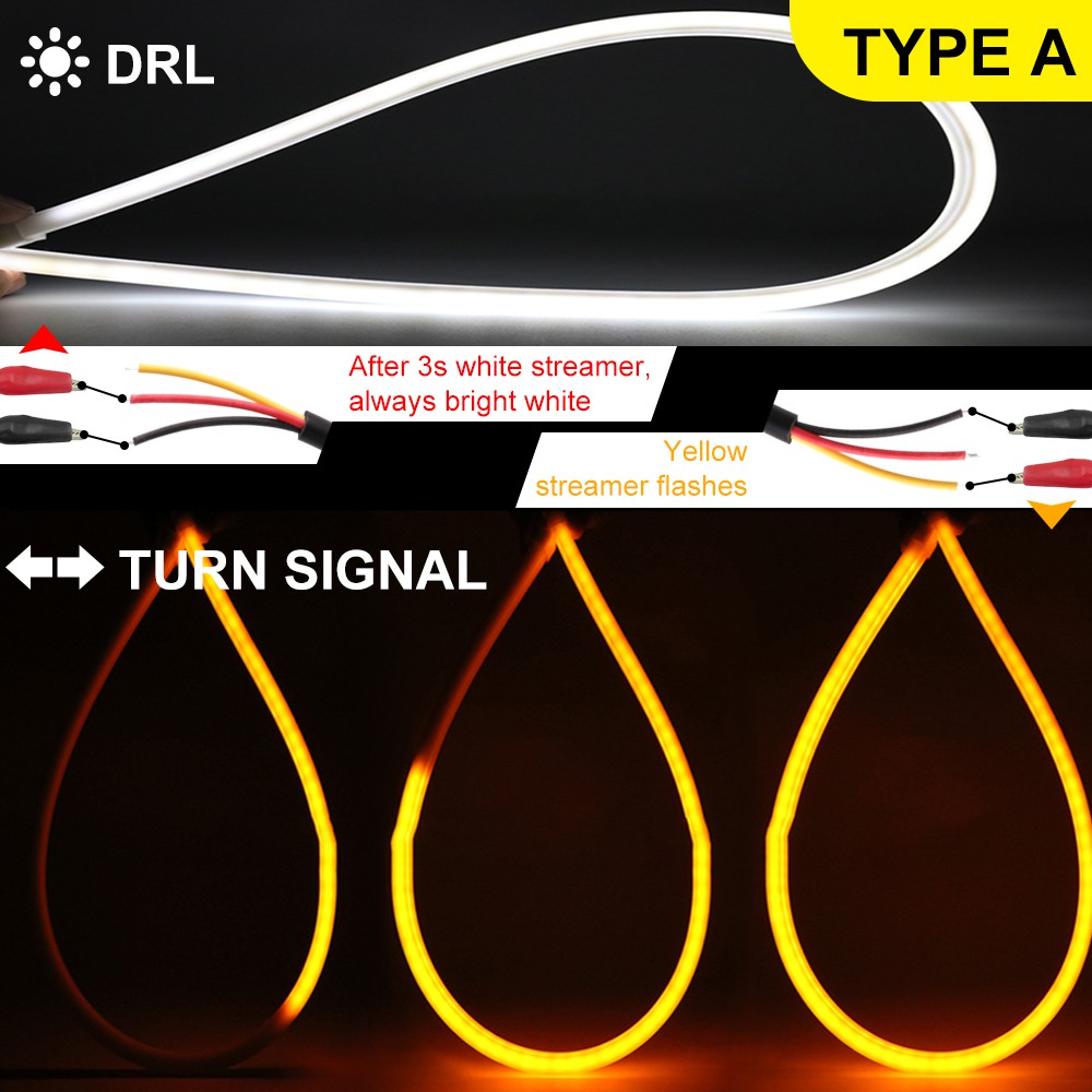 Đèn Led Sương Mù Chống Nước 17Cm Dc12V Cho Xe Hơi