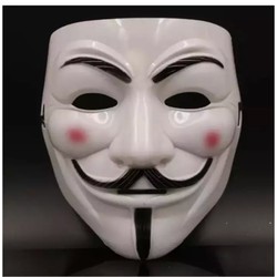 Mặt Nạ Hacker Trắng Có Đèn