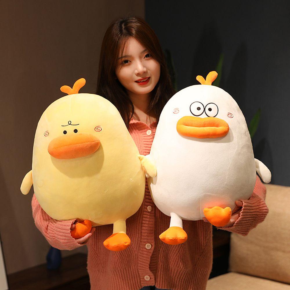 DYRUIDOJ Thú Nhồi Bông Hình Chú Vịt Hoạt Hình 30 / 40cm Trang Trí Phòng Bé