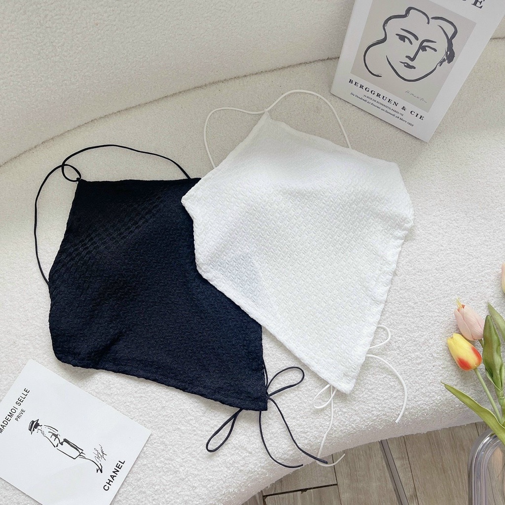 Áo yếm tam giác buộc cổ hở lưng chất xốp siêu hot