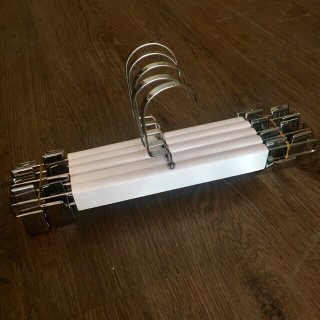 Móc kẹp treo quần áo người lớn - kẹp quần, váy bằng gỗ chuyên dùng shop thời trang, khách sạn