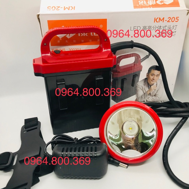 Đèn pin đội đầu siêu sang KM 205 40 giờ sáng
