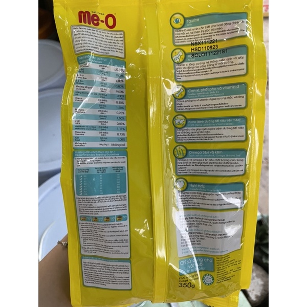 Thức ăn hạt khô cho mèo Me-O vị cá ngừ  gói 350g