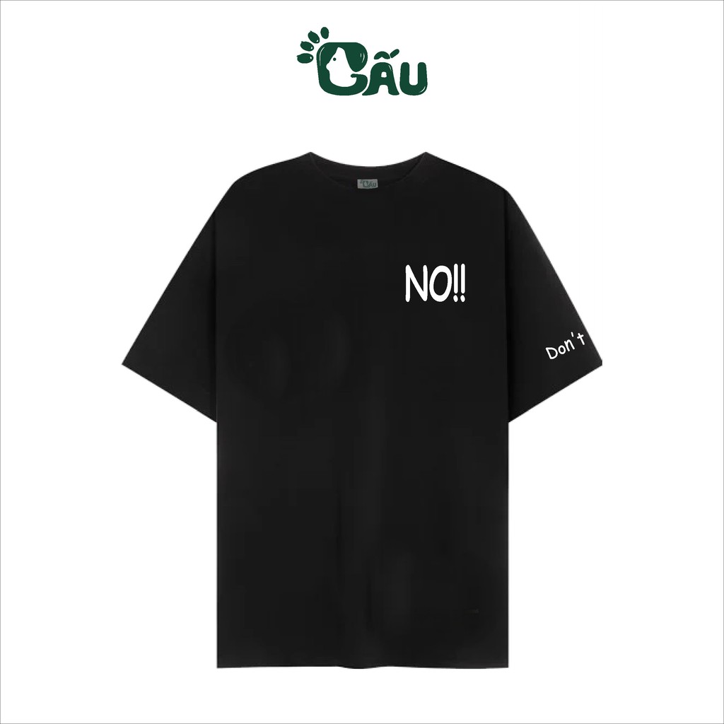 [Mã SKAMA8 giảm 8% đơn 300K] Áo thun tay lỡ Men 194 unisex form rộng in chữ vải coton mềm mịn co dãn 4 chiều - NO !! | BigBuy360 - bigbuy360.vn