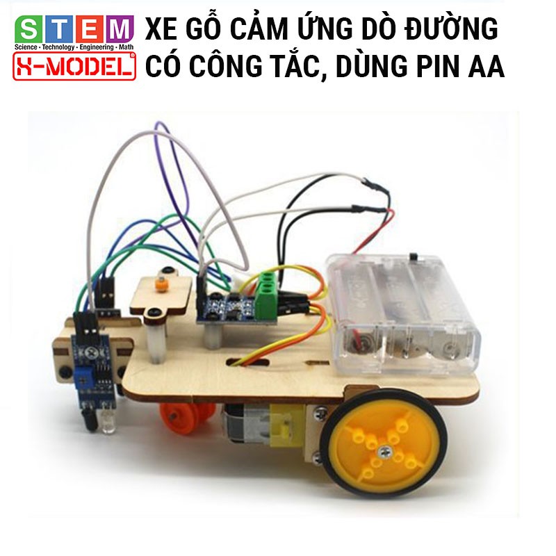 Đồ chơi thông minh, sáng tạo STEM Xe tự cảm biến dò đường X-MODEL ST35 cho bé, Đồ chơi trẻ em DIY|Giáo dục STEM, STEAM