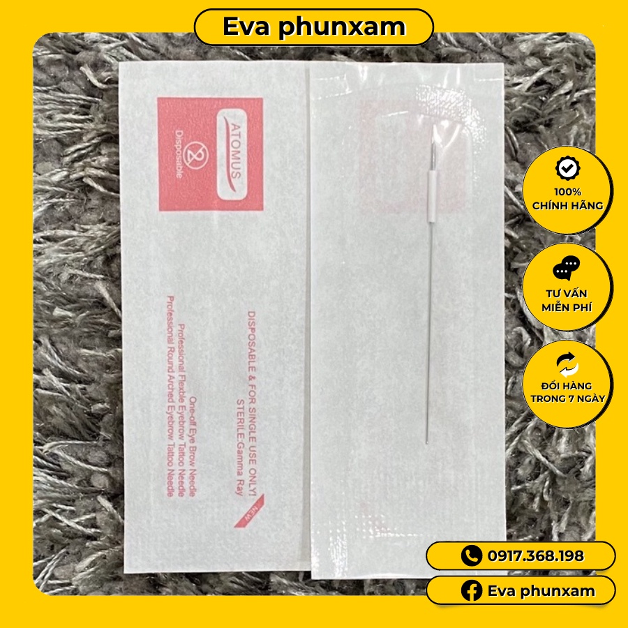 KIM 3 TRÒN PHỔ THÔNG TRONG PHUN XĂM (túi 100 chiếc)