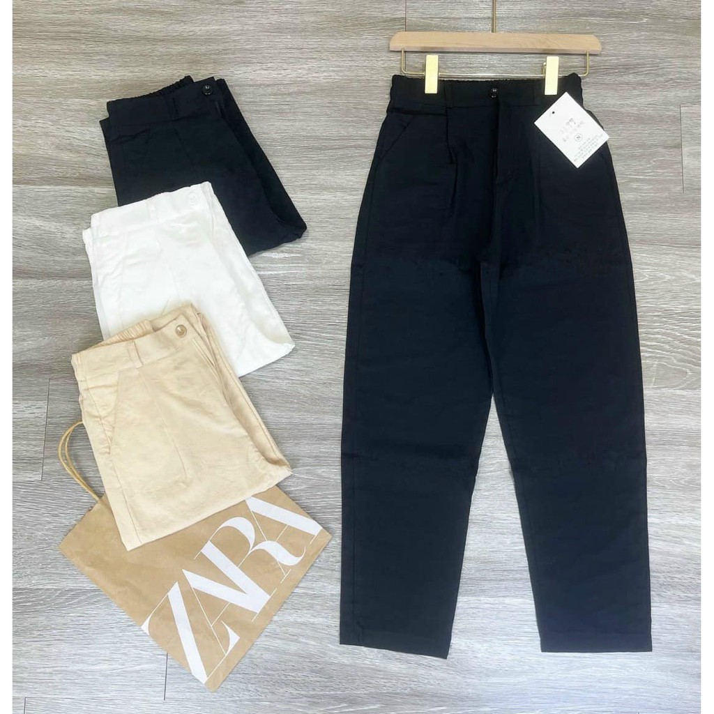 Quần baggy nữ học sinh chất đũi lên dáng chuẩn form M42