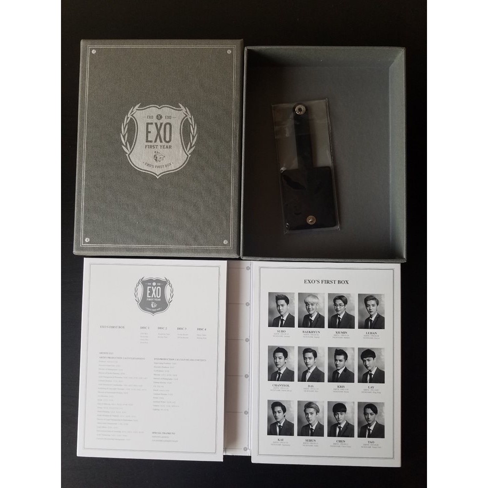 [EXO] EXO's First Box (DVD) (4-Disc) (Limited Edition) (Korea Version)