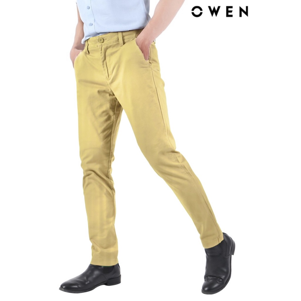 Owen - Quần kaki Owen màu vàng be - Quần kaki nam 16499