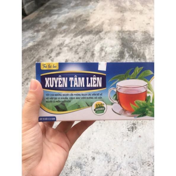 Trà Thảo mộc Xuyên Tâm Liên hỗ trợ tăng đề kháng giảm bệnh về đường hô hấp 20 gói | BigBuy360 - bigbuy360.vn