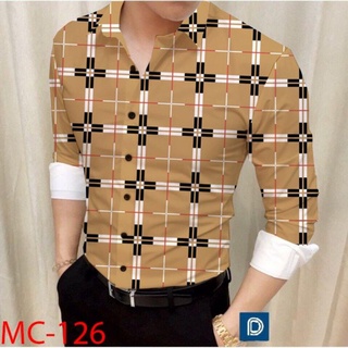 Áo sơ mi nam kẻ sọc caro siêu đẹp nam tính thanh lịch sang trọng, Sơ mi công sở nam kẻ sọc chất lụa chống nhăn chống xù