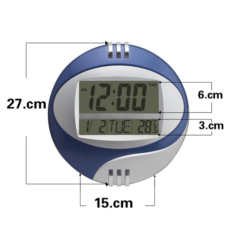 Đồng hồ điện tử để bàn hoặc treo tường đa năng KENKO- 3885