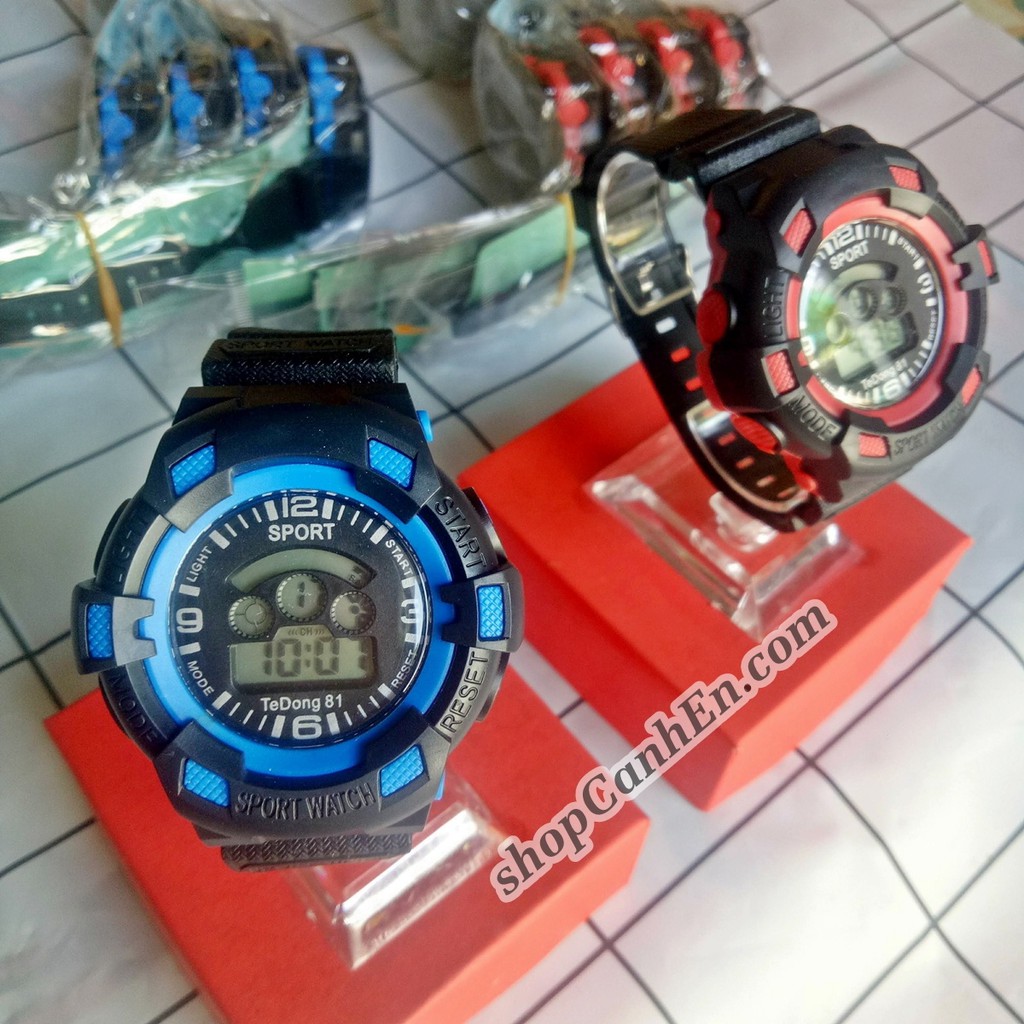Đồng hồ Trẻ em Điện tử Giá rẻ Sport TeDong CHỐNG NƯỚC KÉM. Dáng thể thao đẹp bắt mắt phù hợp cho bé đeo xem giờ | BigBuy360 - bigbuy360.vn