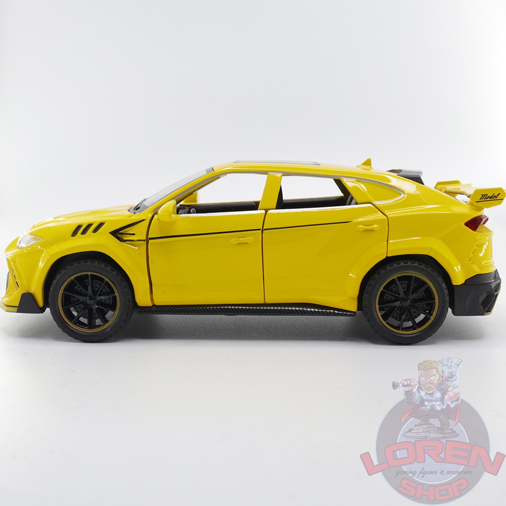 Mô hình ô tô kim loại Lamborghini Urus, siêu xe SUV đồ chơi tỷ lệ 1:32 có đèn còi lorenshop