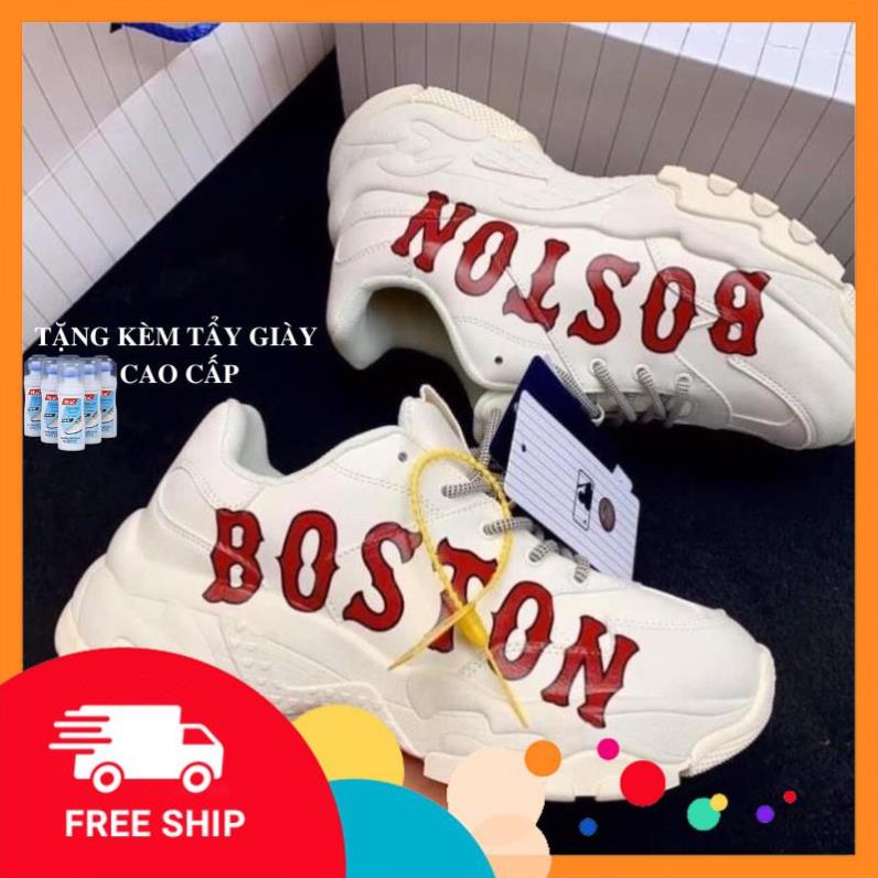 Giày thể thao nam nữ Boston - Giày sneaker ulzzang trắng cao cấp full bill box độn đế cao cổ