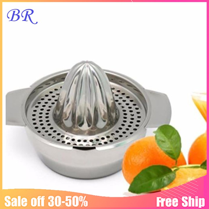 Dụng cụ vắt cam inox lọc hột siêu sạch không han gỉ an toàn cho người sử dụng.