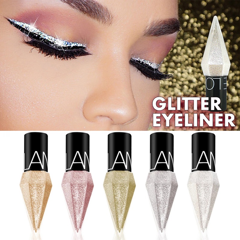 [Hàng mới về] Bút kẻ mắt dạng lỏng 5 màu sắc tùy chọn nhanh khô chống nước tiện dụng