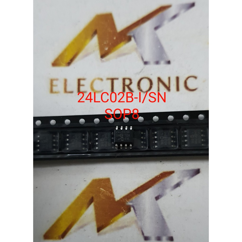 24LC02B-I / SN LC02BT-I / SN SOP8 (con)