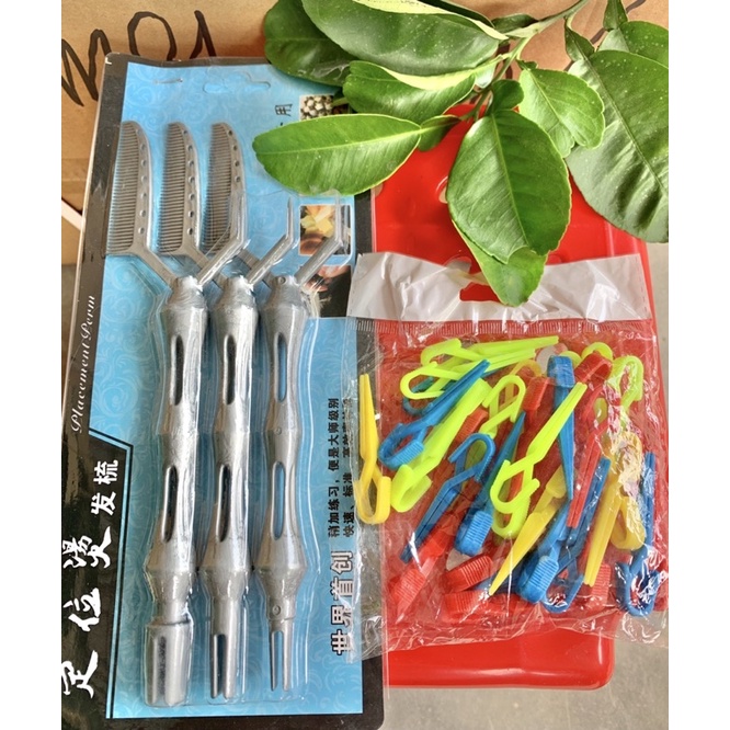 Combo Bộ Dụng Cụ Uốn Tóc Nam và 30 Kẹp định hình