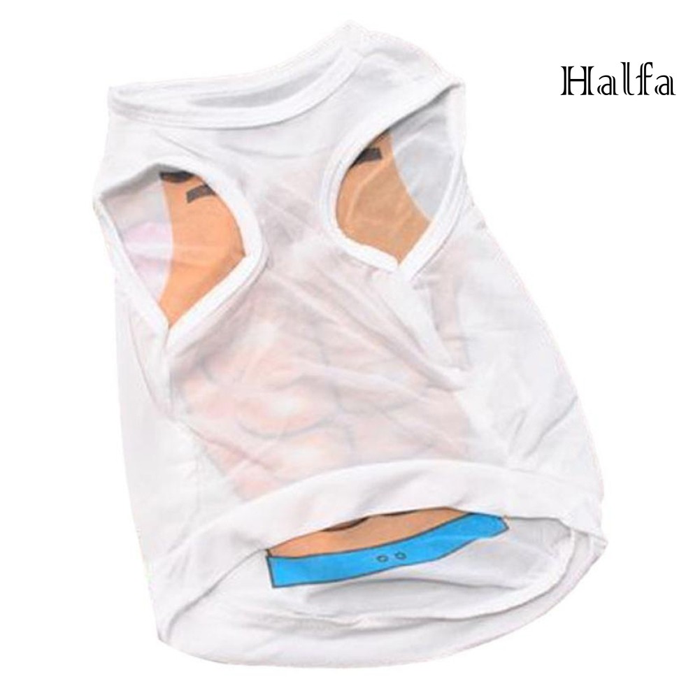 Áo cho thú cưng in hình cơ thể gợi cảm