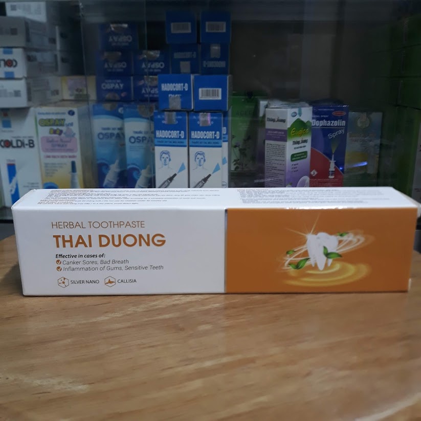 Kem Đánh Răng Dược Liệu Thái Dương 150g - Nhiệt Miệng, Hôi Miệng, Viêm Lợi, Răng Nhạy Cảm