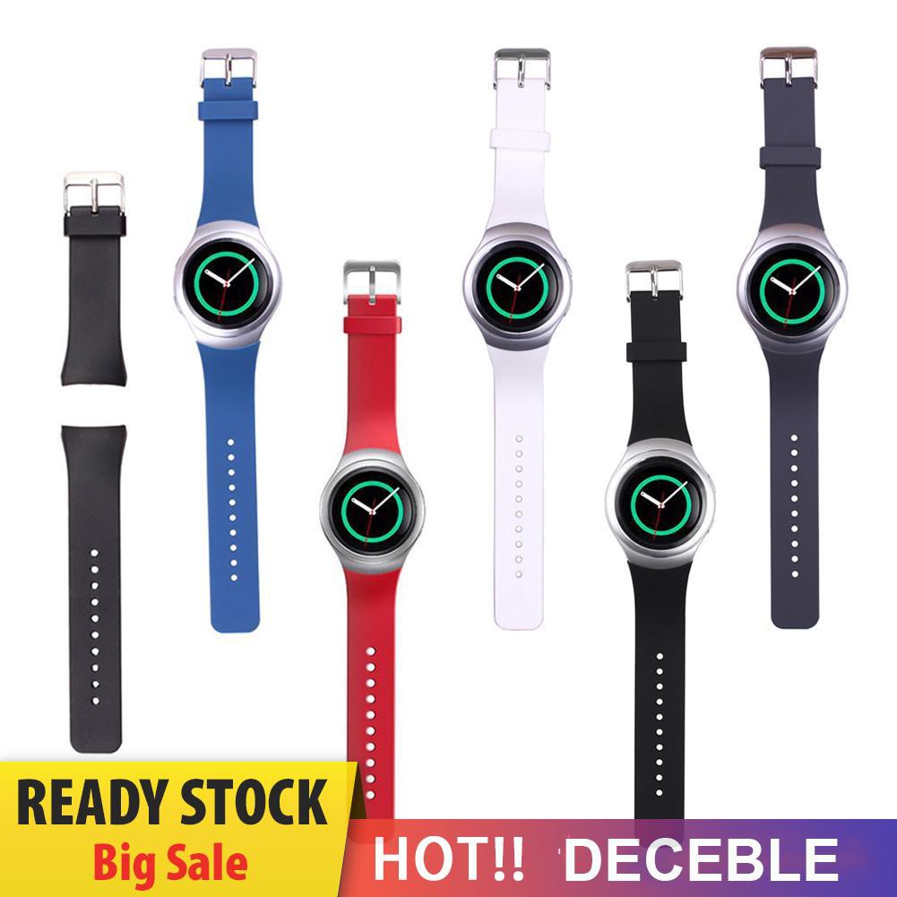 Deceble Luxury Replacement Silicone Watch Band Strap For Samsung Galaxy Gear S2 SM-