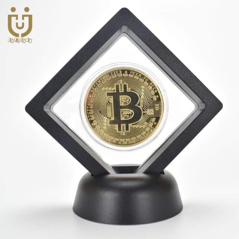 [ SALE SỐC] Kệ Trưng Bày Xu Để Bàn Cực Đẹp Có Kèm Xu Bitcoin