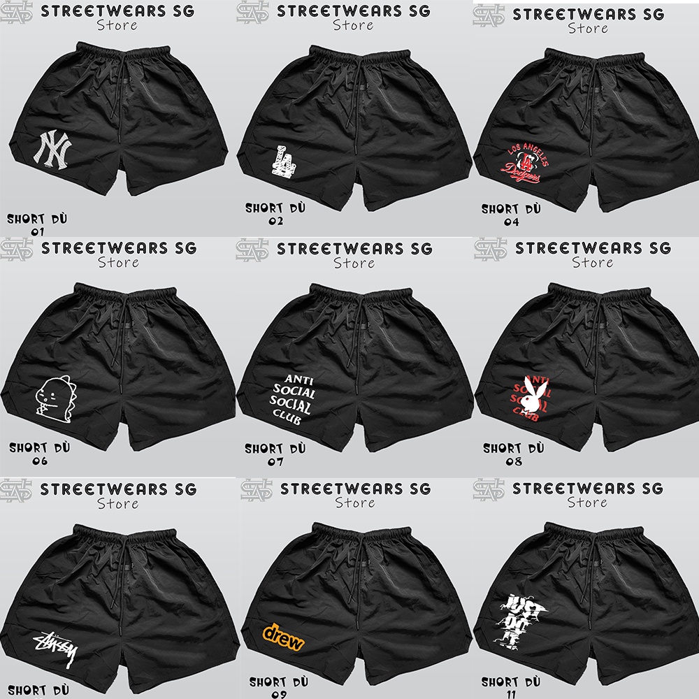 Quần Short Dù Săn Sale Dù Nhăn Form Âu - Streetwears SG