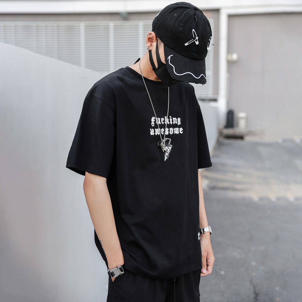 Áo Thun Fxcking Awesome Màu Đen