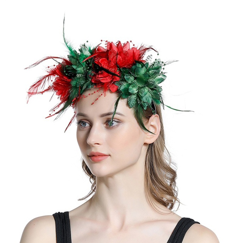 Băng Đô Cài Tóc Đính Hoa Phong Cách Lolita