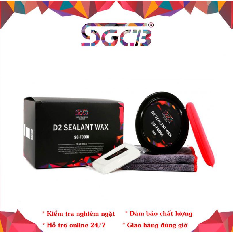 Sáp Phủ Bóng Bề Mặt Sơn Xe Ô Tô và Mô Tô SGCB D2 Sealant Wax SGFD001